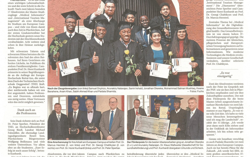 Artikel zur Graduation Ceremony in der PNP (1)