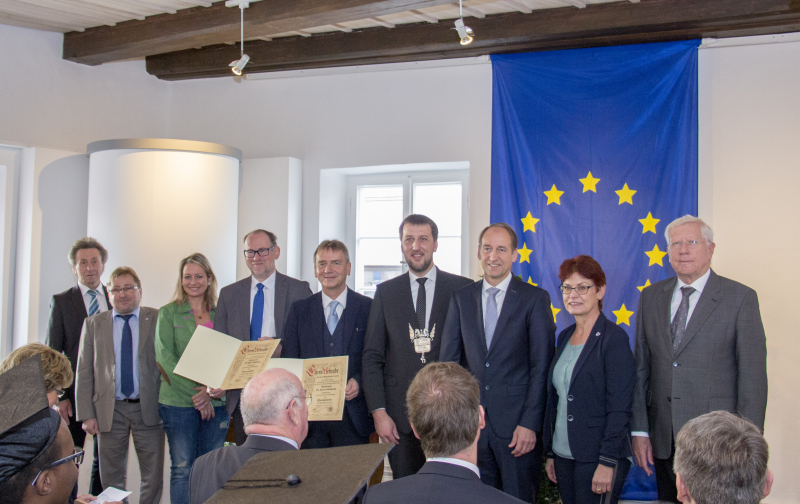 Auszeichnung der Hochschule durch die Stadt
